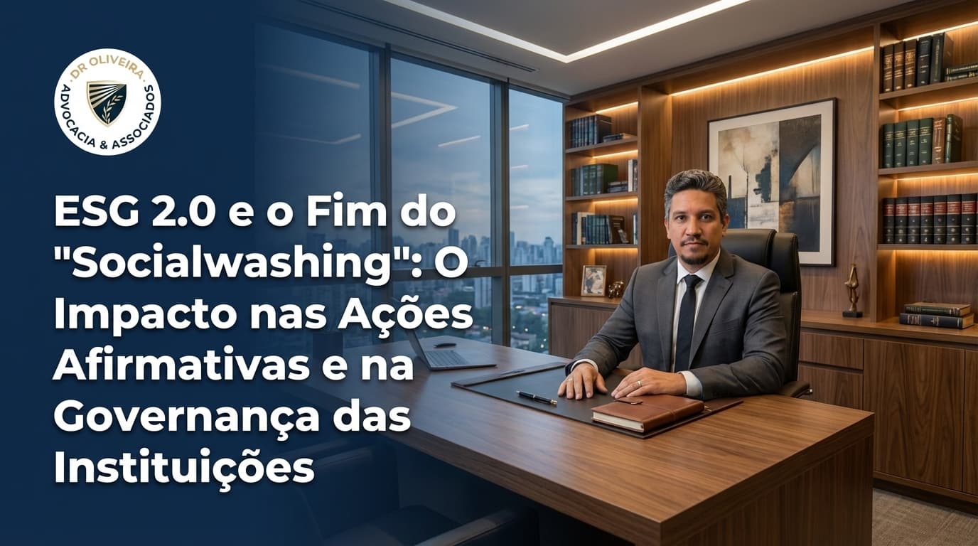 ESG 2.0 e o Fim do 'Socialwashing': O Impacto nas Ações Afirmativas e na Governança das Instituições